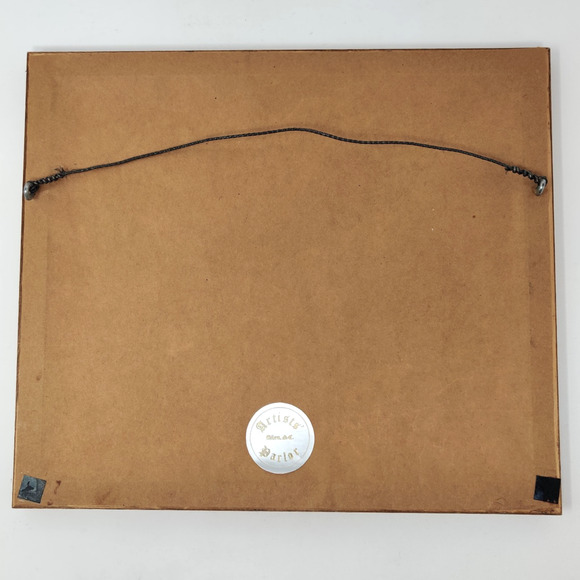 Tricycle Print Signed Matted Framed Numbered 8/150 Drawing Kids Siblings Friends - Picture 3 of 16